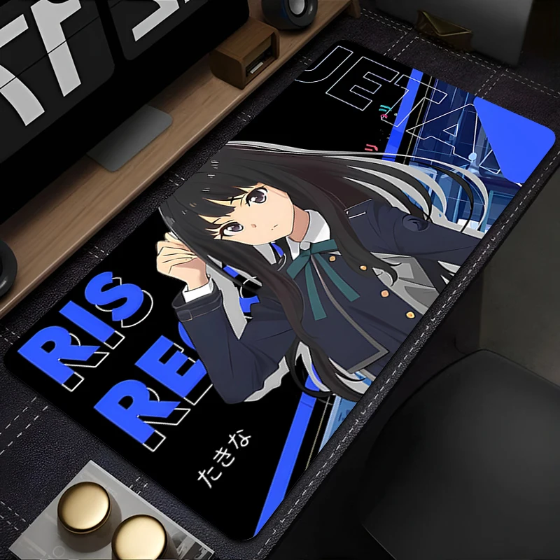 Mousepad Lycoris Anime Computer Game Mouse Pad Gaming Accessories big Non-Slip Printing Deskmat Keyboard Pad PC carpet Mausepad