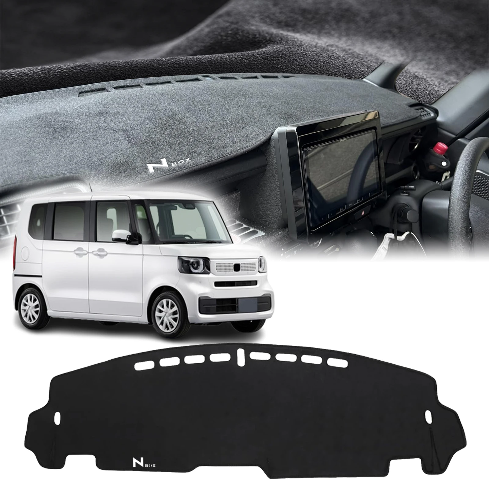 

fit for Honda N-Box Custom JF5 JF6 2024-2026 RHD Car Dashmat DashMat Sunshade Dashboard Cover Pad Protective Carpet Accessories