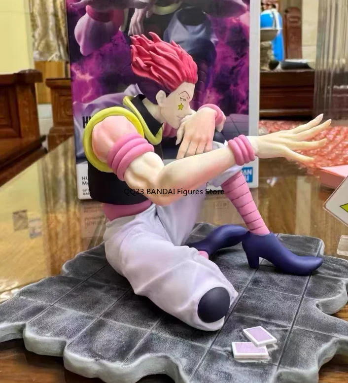 BANDAI Anime HUNTER×HUNTER Unvergessliche Saga Hisoka JOKER Actionfiguren Modell Desktop Dekoration Hobbys Sammlerstücke