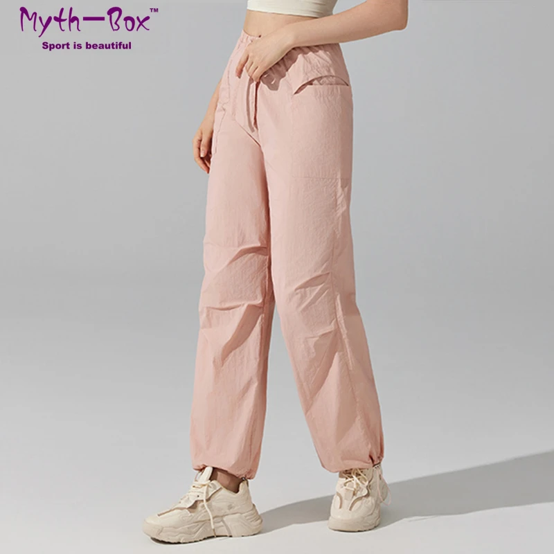 

Women Jogger Pants Loose Thin Sport Yoga Pants Outdoor Anti-UV Windproof Waterproof Running Trousers Wide Leg Hiking Pant Female