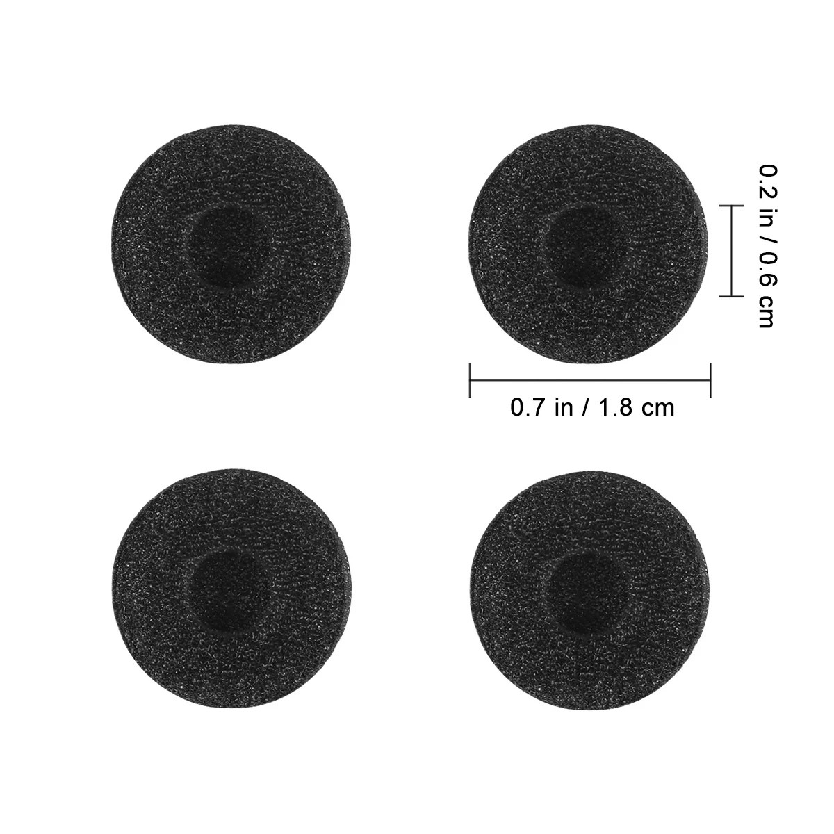 

Earphone Protectors Sponge Replacement Covers For In-Ear Headphones 13-18Mm Sweat Absorption Washable Flash Drying Audio