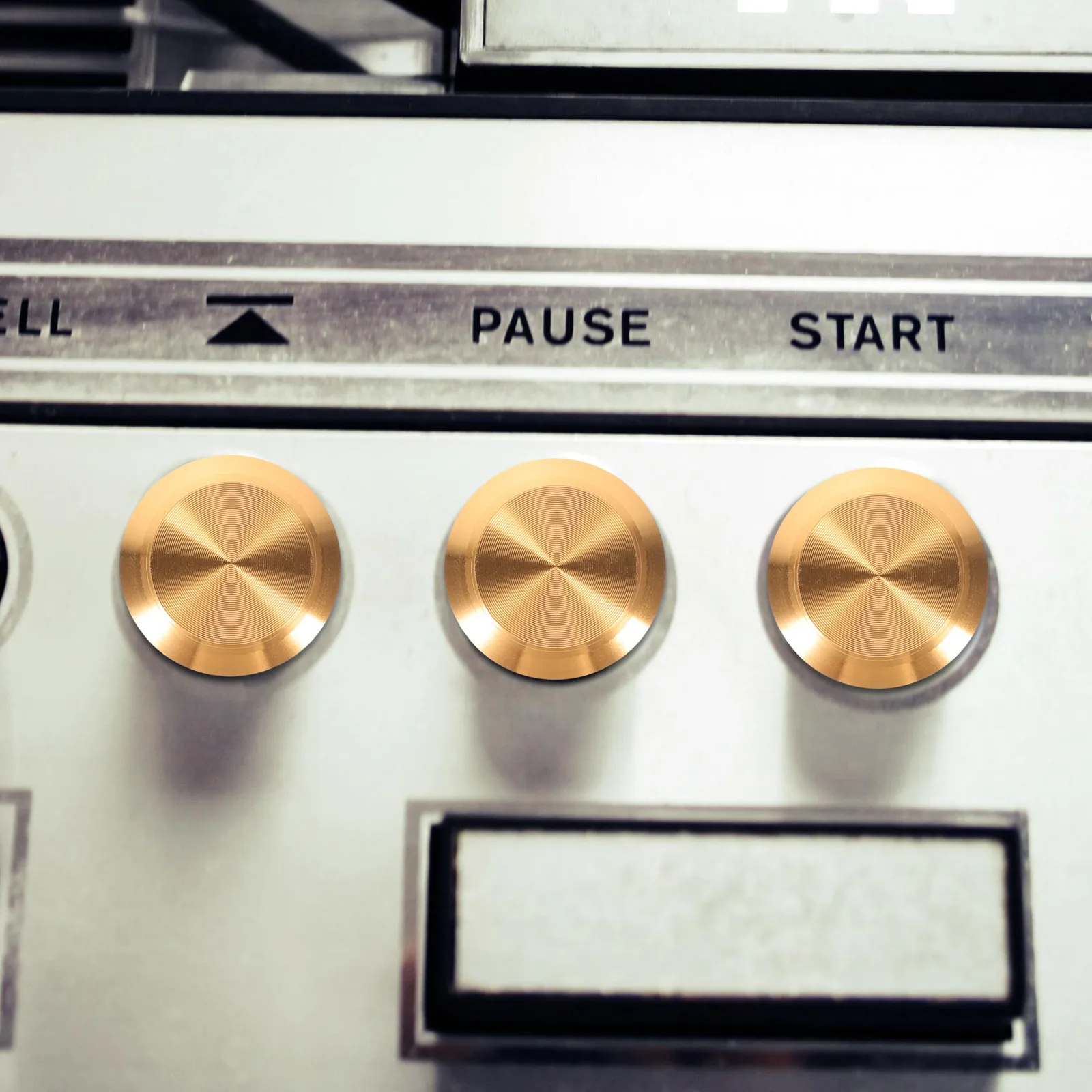 غطاء مقبض التحكم في مستوى الصوت من سبائك الألومنيوم لأنظمة الصوت المضخم، غطاء مقبض بديل معدني أنيق سهل التركيب #1