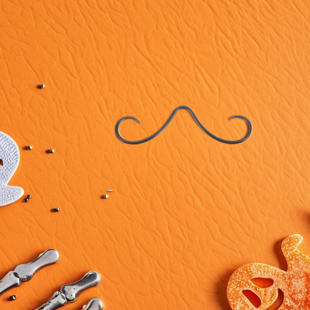 

5 Pcs Helix Piercing Jewelry Beard Nose Metal Septum Ring Jewellery Piercings Hoop Black