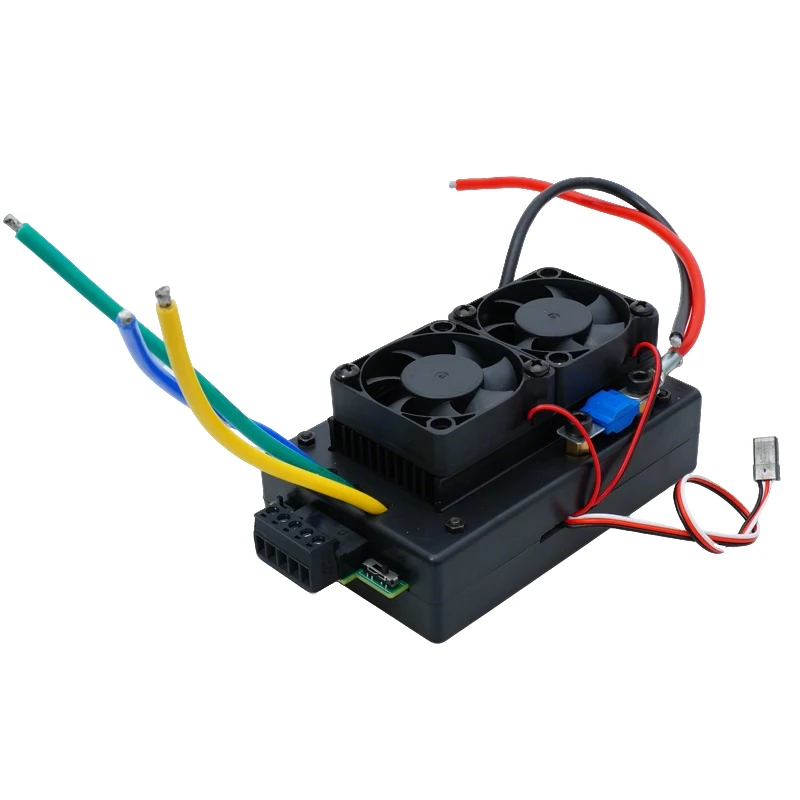 1PCS Reversible Brushless Electronic Speed Controller Hall/Non-Hall 12V-32V Wide Voltage 3Modes ESC for RC Lawn Mower Robot
