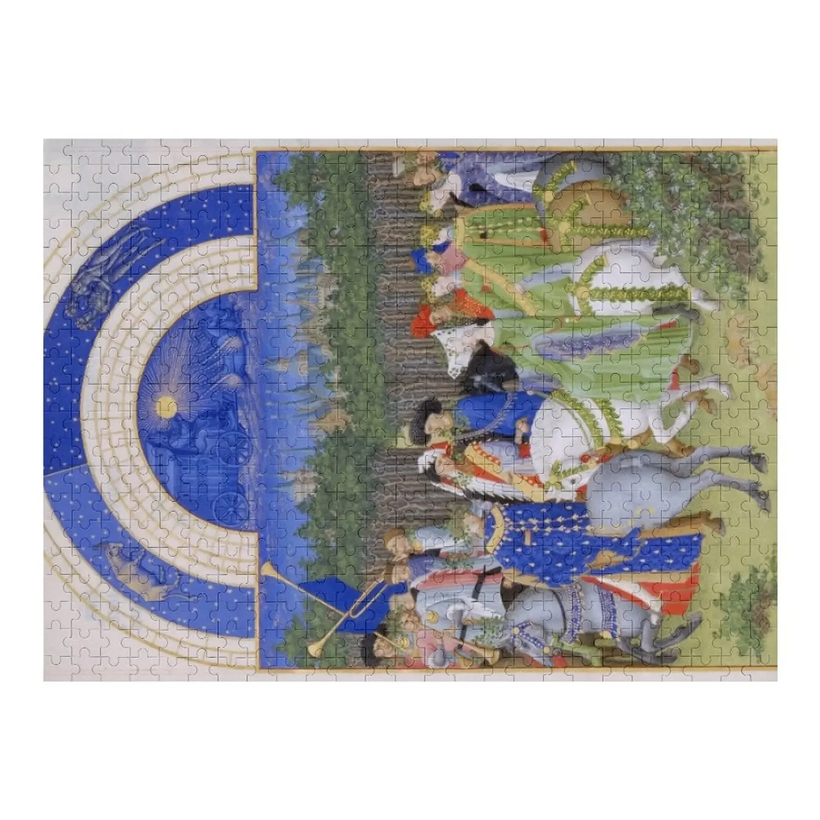 

Les Très Riches Heures du duc de Berry 15th Century by Frères de Limbourg Jigsaw Puzzle Custom Gifts Wooden Adults Puzzle
