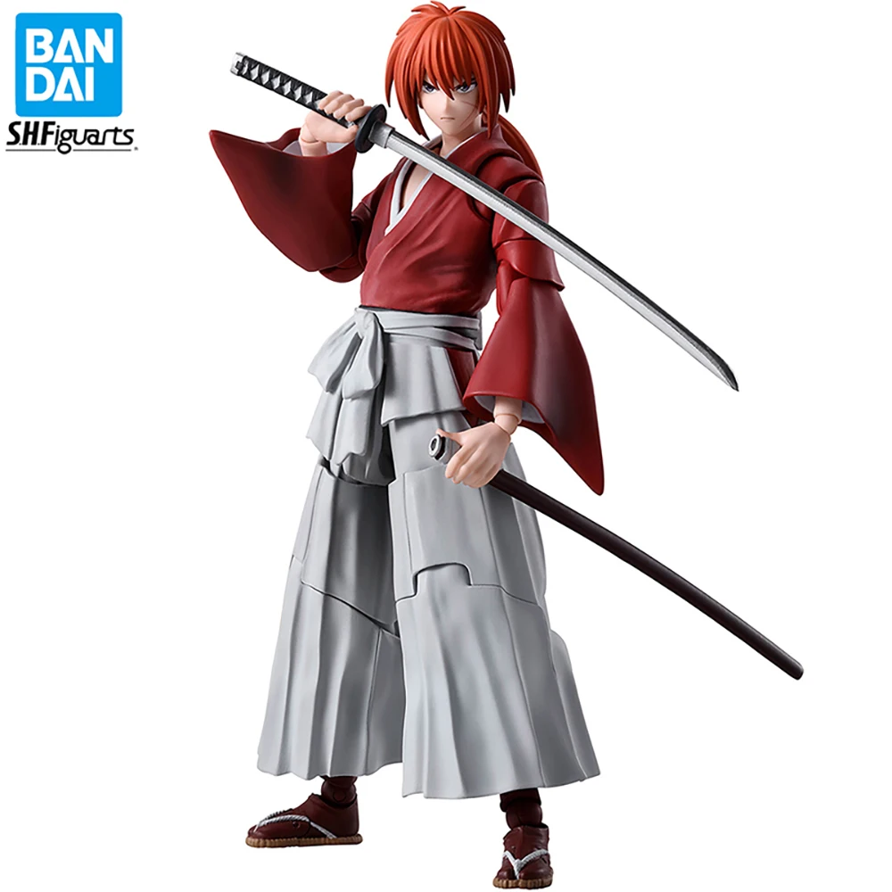 

In-Stock Bandai S.H.Figuarts SHF Kenshin Himura (Rurouni Kenshin) 135 mm Exquisite Action Figure Nice Model Ornament Gift Toys