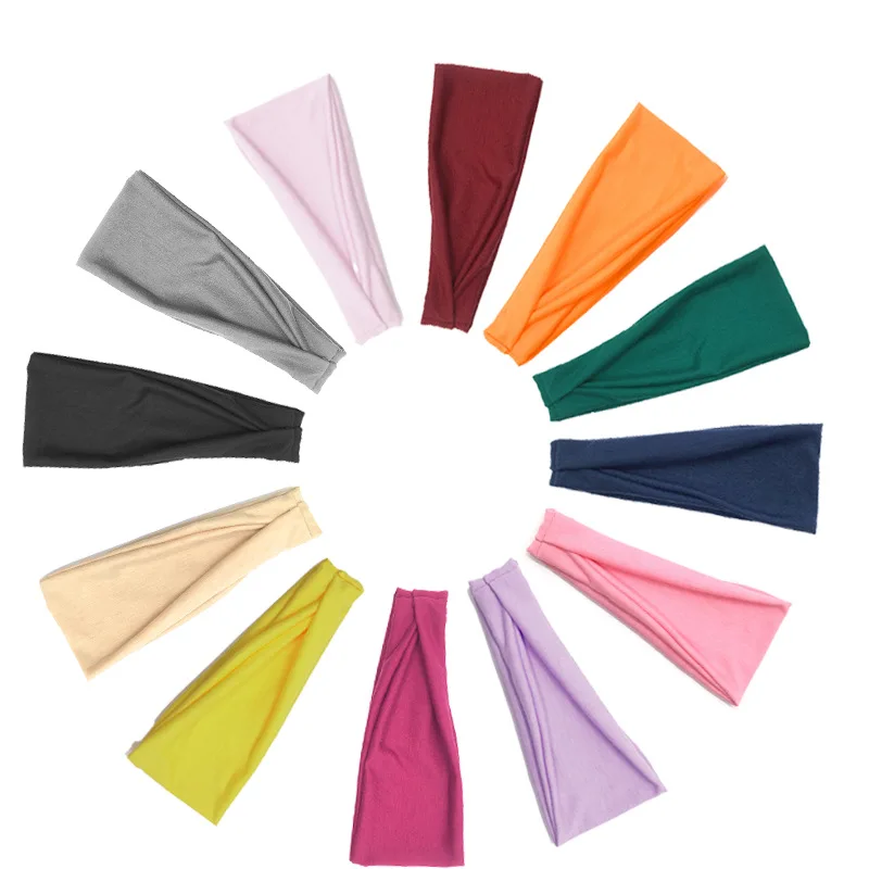 Schweißband für Männer und Frauen, elastische Sport-Haarbänder, Stirnbänder, Yoga-Stirnbänder, Kopfbedeckung, Kopfbedeckung, Sport, Outdoor, Haarschmuck – Detail 11