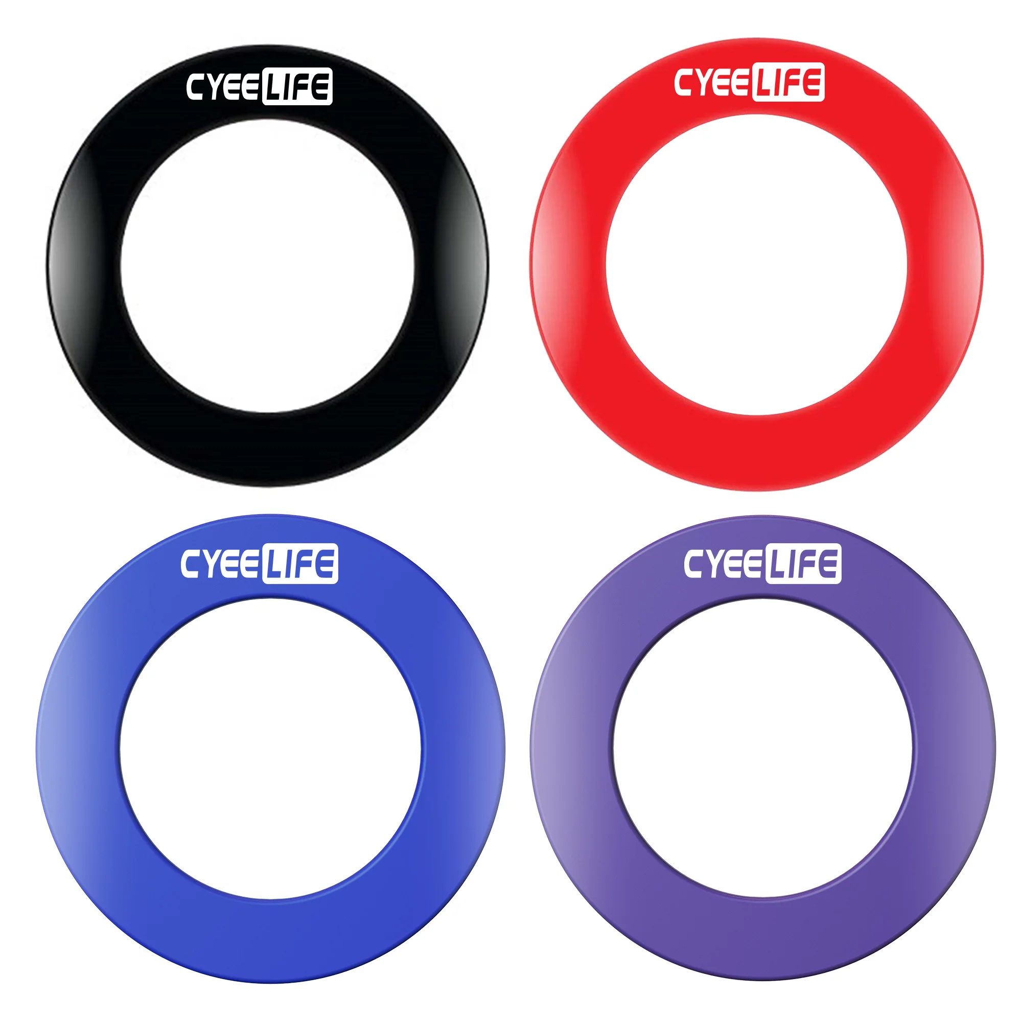 cyeelife-puダーツボードサラウンド、スチールチップ＆ソフトチップダーツ用壁保護リング、標準サイザルボードにユニバーサルフィット
