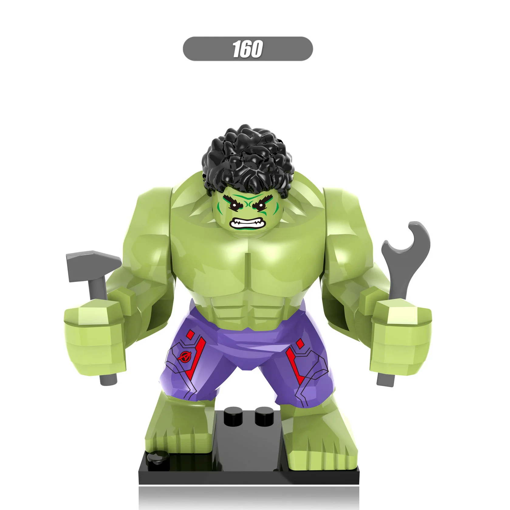 Marvel-Filme Mobile humanoide Bausteine Minipuppen Venom Massacre Hulk Statue Puzzlespielzeug, Kindergeburtstagsgeschenke