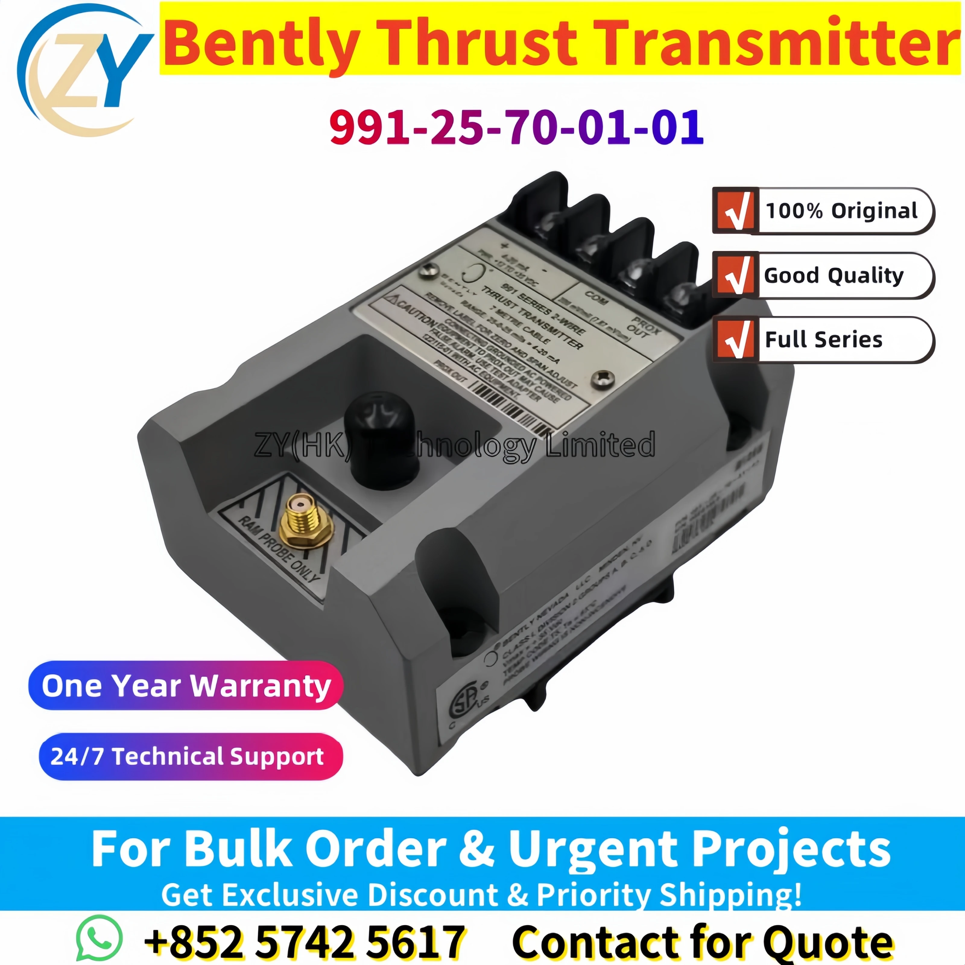 100% Original 991-25-70-01-01 Thrust Transmitter 991 Series 2-Wire Brand New & In Stock