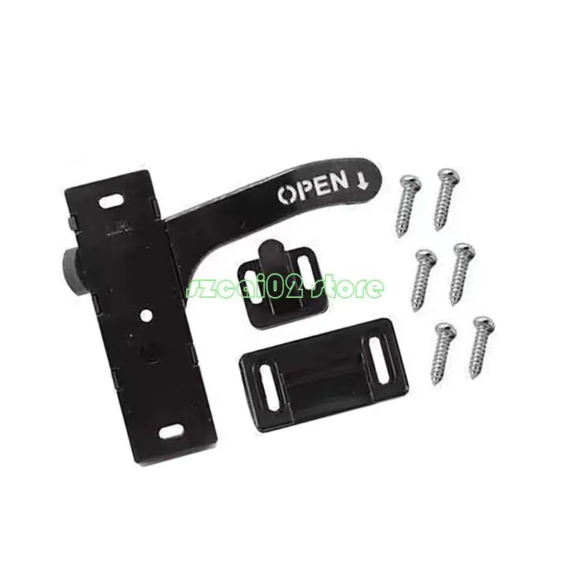 

400B RVs Screen Door Handle Latches ABS Construction Easy Installation Universal Antislip Grip For Campers Accessories