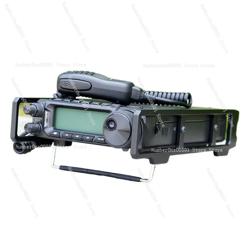 FT-891 shortwave radio tactical shield, Yaesu side handle, protective handle bracket outdoor