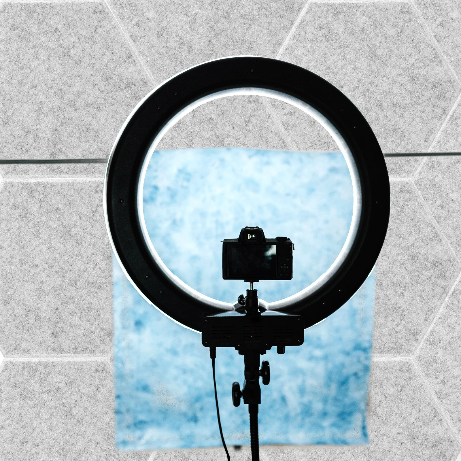 

6Pcs Hexagon Sound Absorption Panels Polyester Fiber Felt Noise Reduction Tool for Home Office Studio Recording Booth