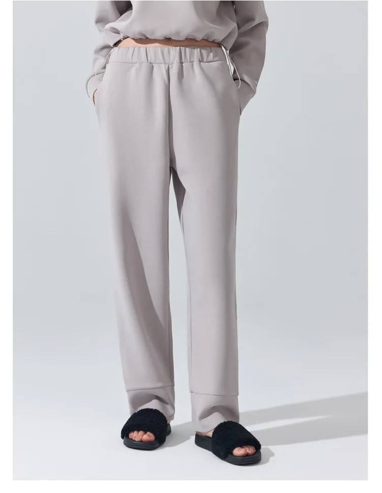 

Осень-зима женские прямые повседневные брюки для йоги спортивные беговые фитнес удобные дышащие широкие брюки с высокой талией