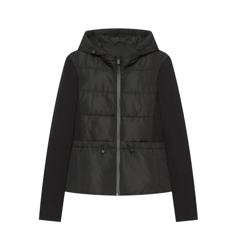 Women's Winter Coat 2026 New Fashion Long Sleeve Parkas Black Warm Hooded Jacket for Women Thicken Chic Women Outerwear