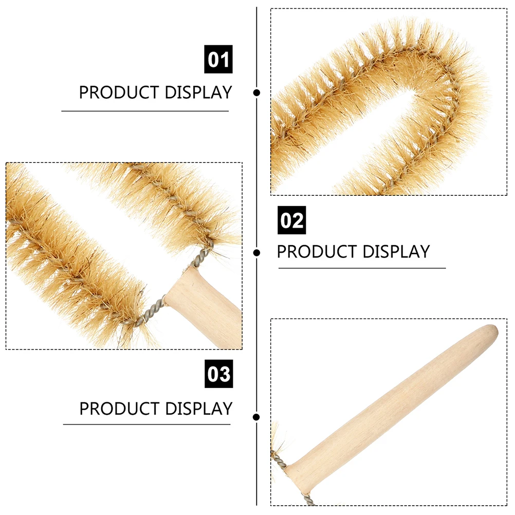 

5 Pcs Beaker Cleaning Brush Scientific Experiment for Comfortable Helpful Wooden