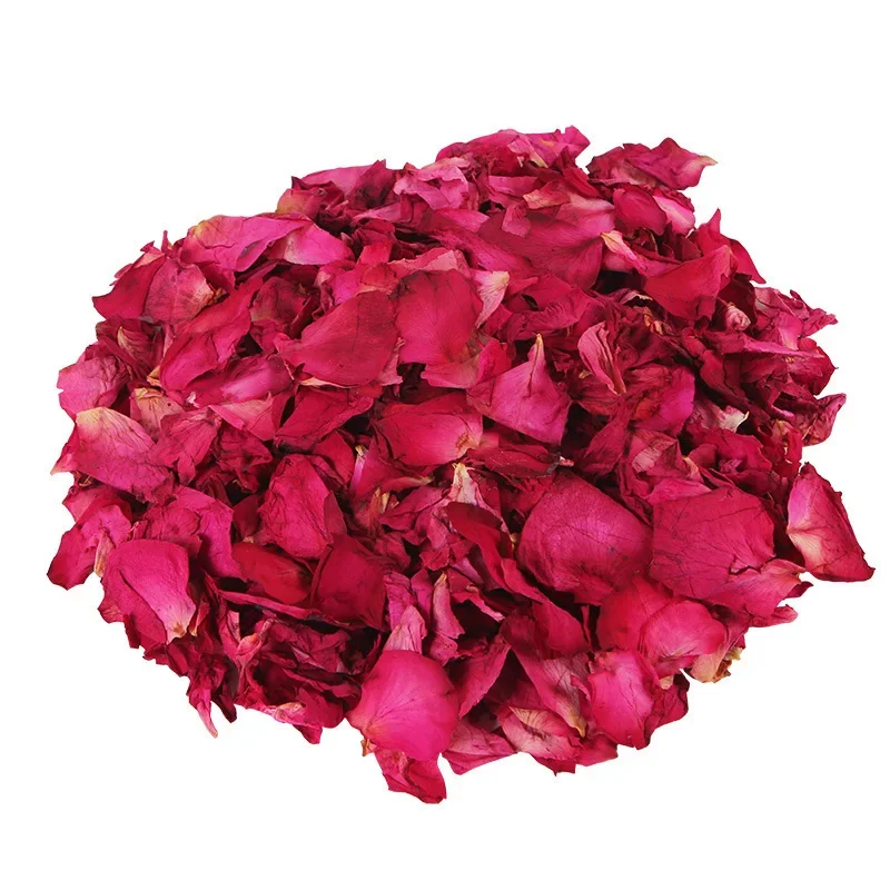 

50g Bathing Supply Romantic Natural Dried Rose Petals Bath Milk Bath Dry Flower Petal Spa Whitening Shower Bath Products