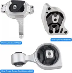 for Nissan Altima 2.5L 2007-2017 3Pcs Engine Motor Mount Replace 11350-JA00A Transmission Mount Car Accessories