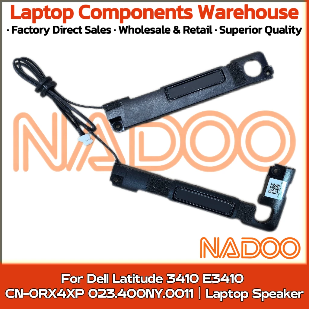 

New Original Laptop Notebook Audio Speaker For Dell Latitude 3410 E3410 built-in speaker horn audio CN-0RX4XP 023.400NY.0011