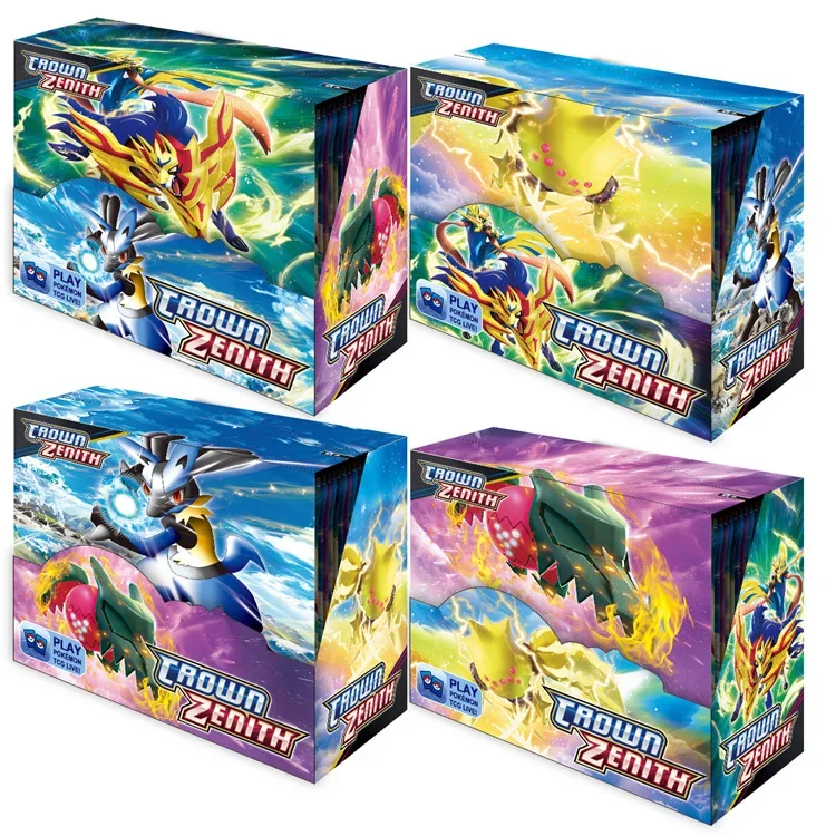 Pokemon inglês coleção cartão 360 pokemon booster cartão pacote espada e escudo série caixa cega pet pokemon cartão flash menino presente