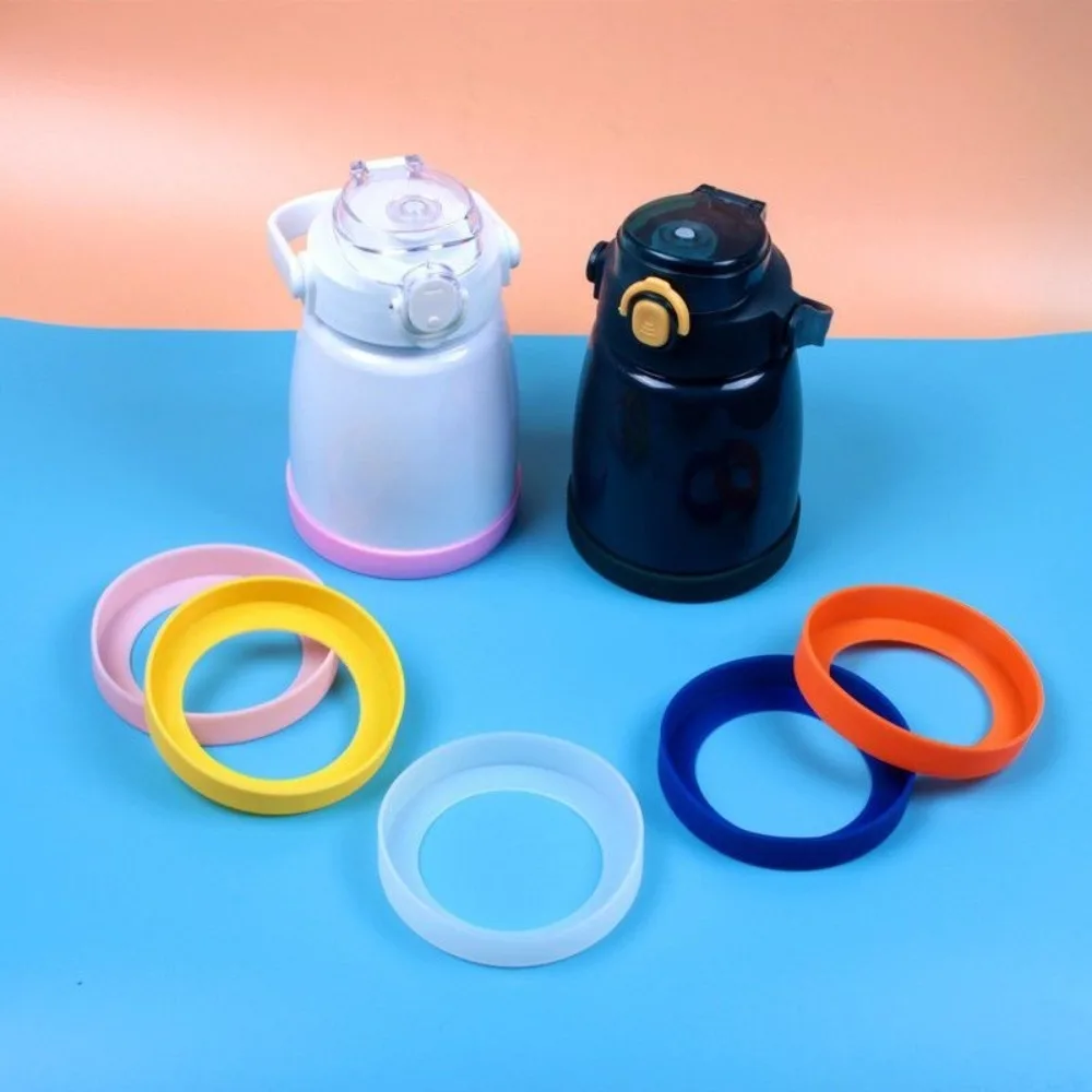 11.5/12/12.5cm Silicone Boot for Water Bottle Anti-slip Anti-fall Water Cup Protective Cover Heat Insulation Multiple Sizes