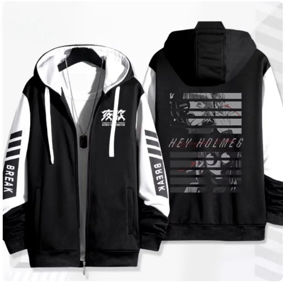 

Аниме «Зов ночи» ‌ Толстовка на молнии для женщин/мужчин, толстовка с капюшоном Yofukashi No Uta Nazuna Nanakusa, косплей-куртка на молнии с капюшоном