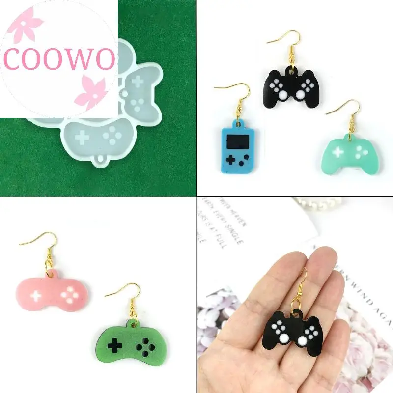

DIY Game Handle Earrings Silicone Epoxy Mold DIY Keychain Pendant Jewelry Crafting Mould for Valentine Love Gift