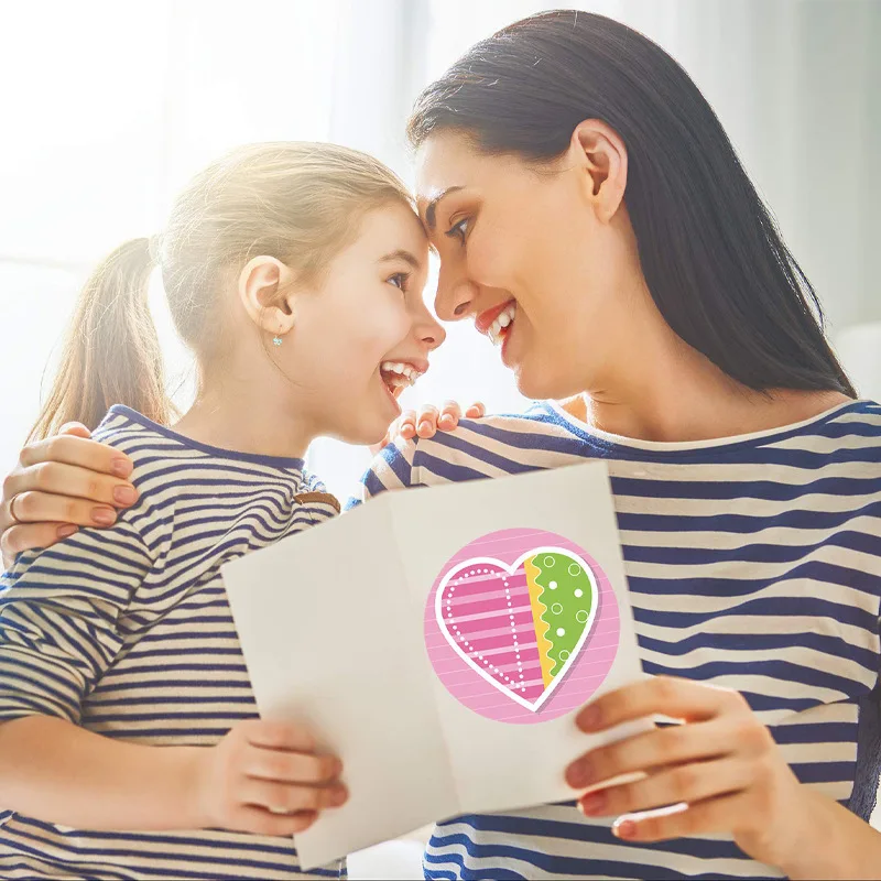 1Inch Unique 8 Designs"Valentine's Day Theme"Sticker for Family & Lover Encourage Confession Gift Packaging Envelope Decor Label