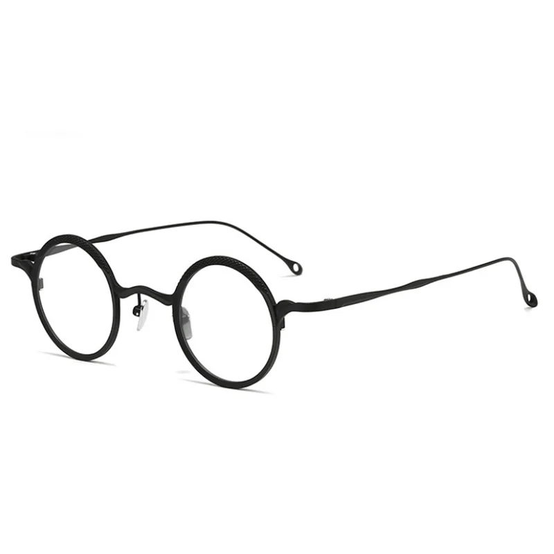 Belight 光学ヴィンテージミニラウンドチタンヴィンテージレトロ女性男性処方眼鏡眼鏡フレーム RG1099AG