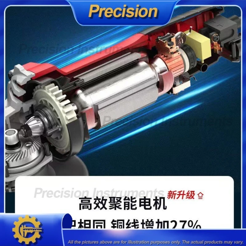 2026 Mini Angle Grinder with Slim Handle for Polishing and Grinding Tools High Performance Small Sander