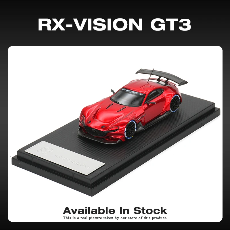 

Слава в наличии RX VISION GT3 1:64 литая диорама модель автомобиля коллекция игрушек