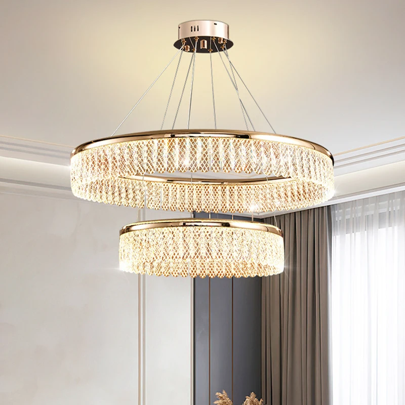 

Crystal chandelier 2023 new living room ceiling chandelier bedroom LED lights kitchen chandeliers dining room light fixtures