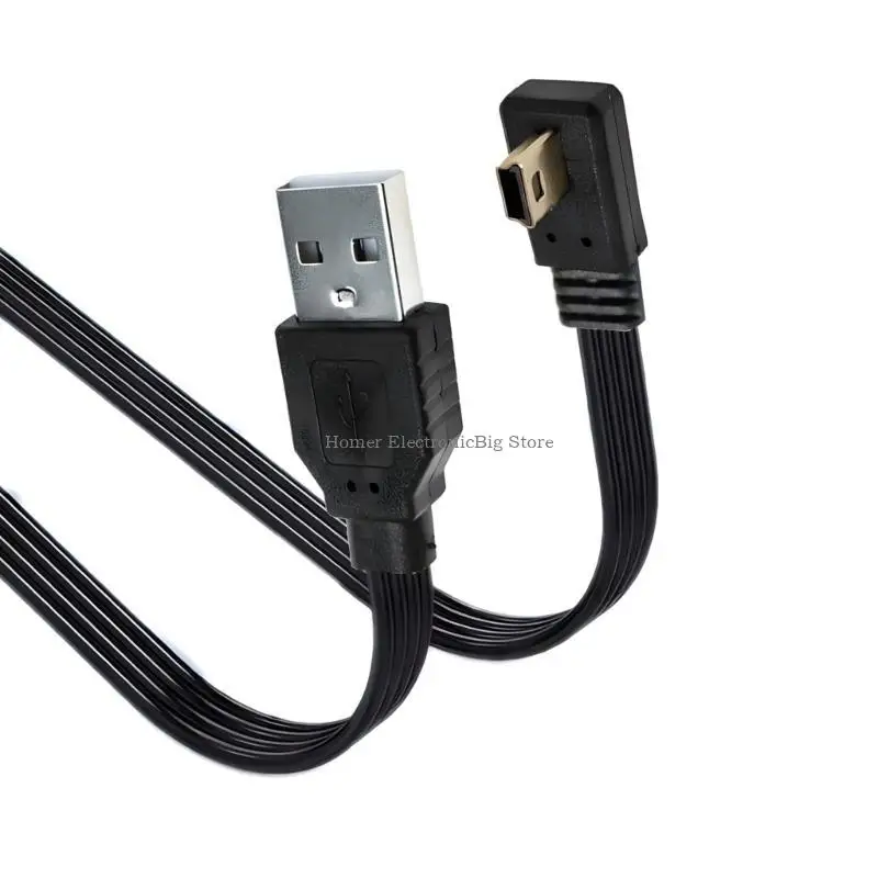

USB 2.0 to Mini USB Cable Fast Charging Cable 480Mbps Transfer Speed Flexible Silicone Cord for Phone