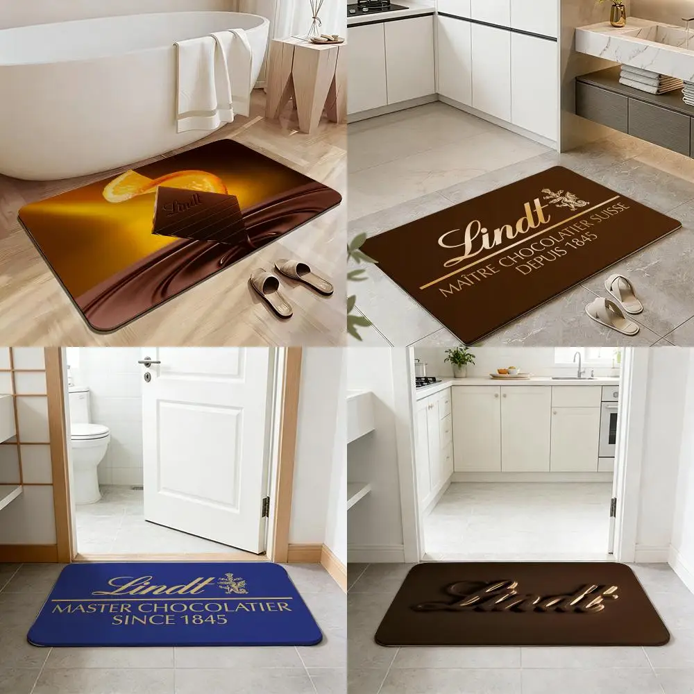 Tapete de Baño Antideslizante de Tierra de Diatomeas de Secado Rápido Food L-Lindt, Tapete Absorbente para Entrada