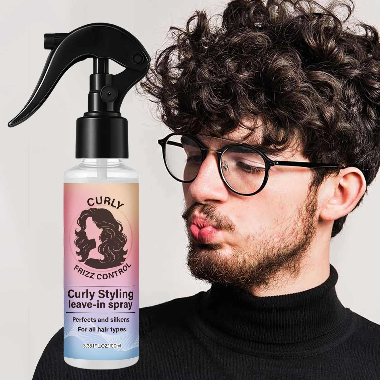 Curly Styling Leave-In Spray  Hydrating & Frizz Control Treatment,Cheap and good quality.