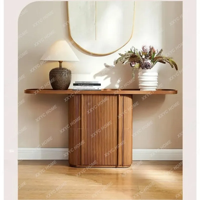 XXused  style entryway cabinet, modern minimalist entry-level storage cabinet, customizable