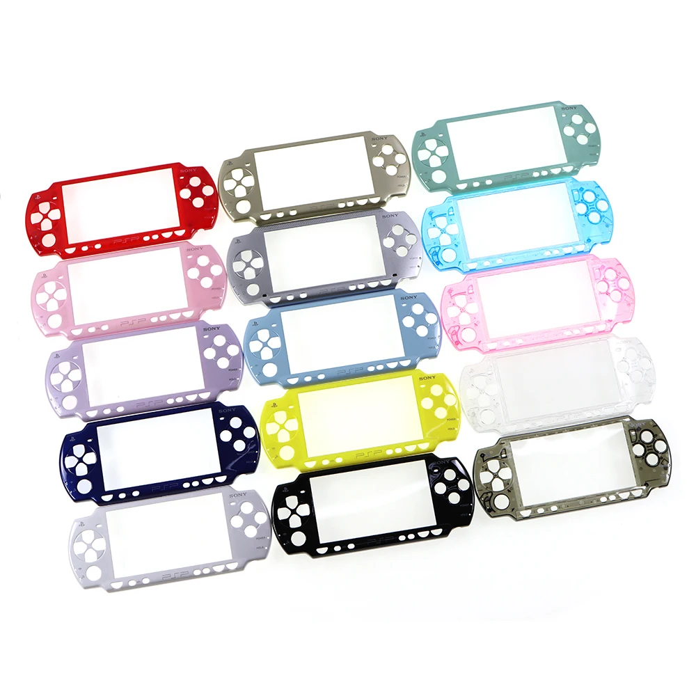 12pcs/lot Multi-color For PSP 2000 New Housing Front Faceplate Case Shell Cover With Logo top front cover for PSP2000