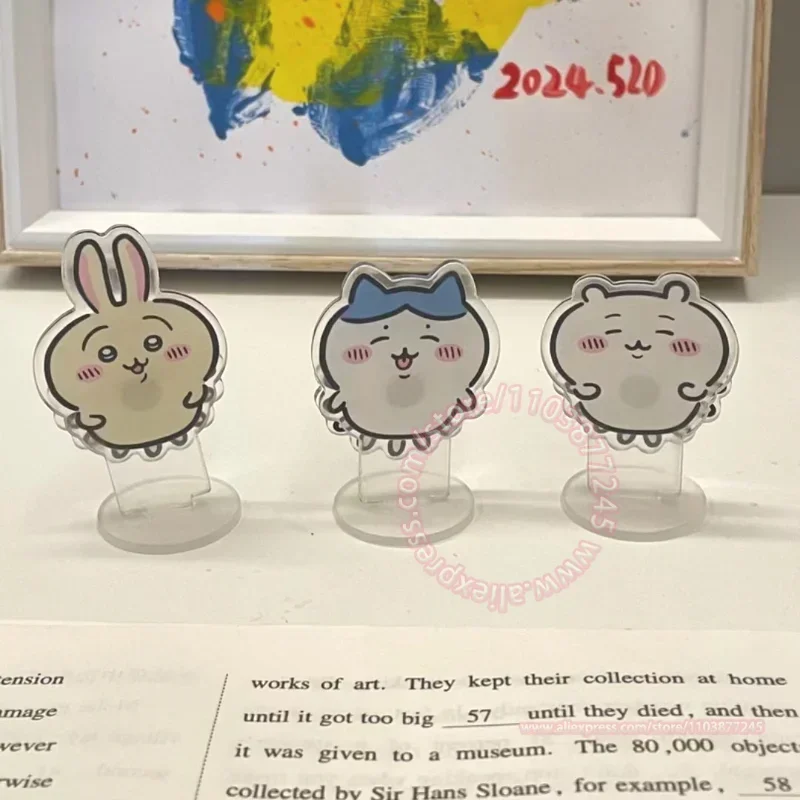 Chiikawa Series Acrylic Standing Plate Tabletop Decoration Birthday Present Childrens Toy Cartoon Ornament Model Usagi Hachiware