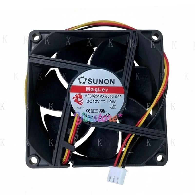 C FOR 1 pc. New ME80251VX-0000  wbr/  -G99 Cooling Fan 8025 DC12V 1.9W 8CM 3Pin *yu