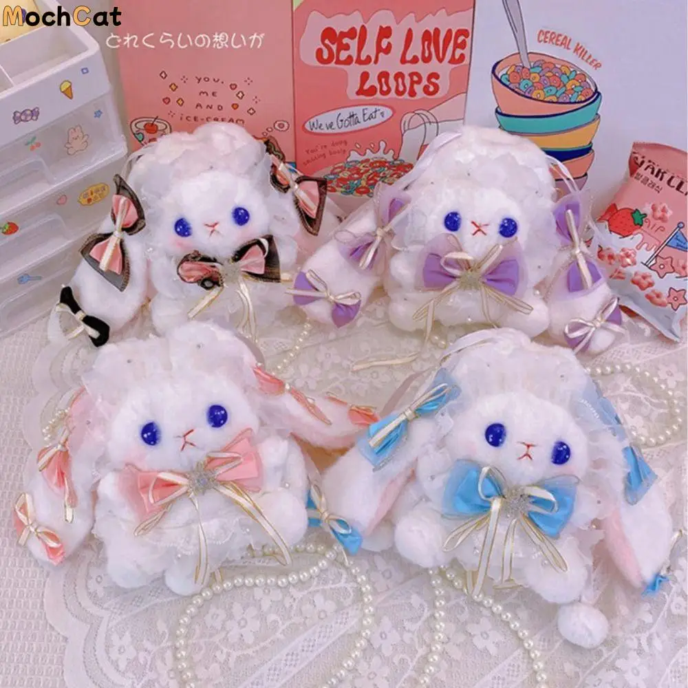 

Stuffed Animals Lolita Rabbit Shoulder Bags Soft Small Lop Ear Rabbit Bags Cute Creative Plush Rabbit Crossbody Bag Girls