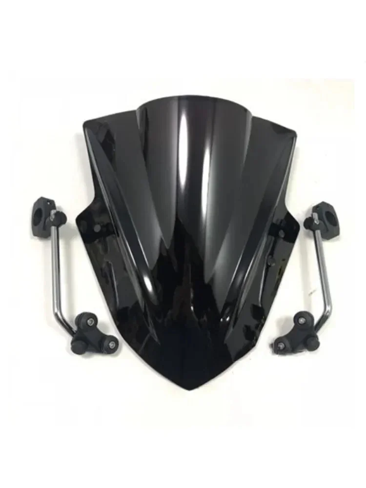 Motorcycle Windshield Windscreen With adjustable bracket Wind Screen For CFmoto 300NK 300 NK