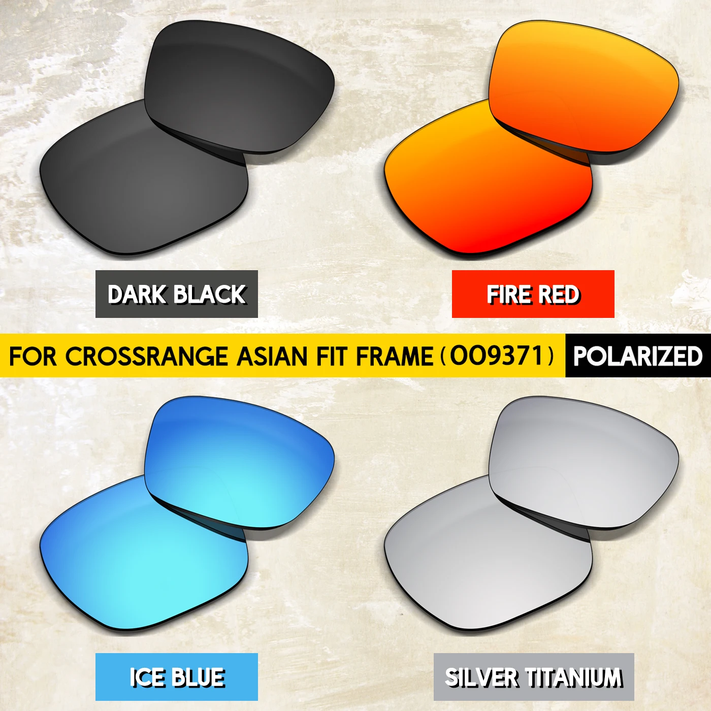 

Performance Polarized Replacement Lenses for Oakley Crossrange Asian Fit OO9371 57mm Sunglasses - 100% UV Protection