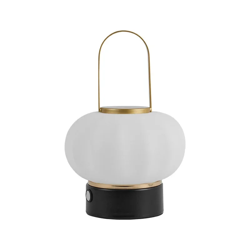 Nice Nordic Modern LED Rechargeable Desk Lamp Portable Lanterns Decorative Atmosphere Night Lights