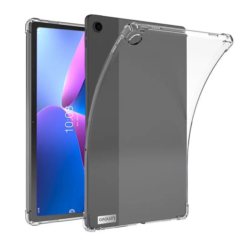 Soft Jelly Case for Lenovo Tab M10 FHD Plus X606 X605 X505 X306 M10 TB360ZU M11 Pro Clear Transparent Cover Xiaoxin Pad 2024