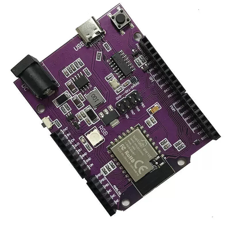 BW16 UNO Dev Board RTL8720DN Dual Band WiFi BLE5.0 Module, 2.4G&5G Wireless, Compatible with Arduino