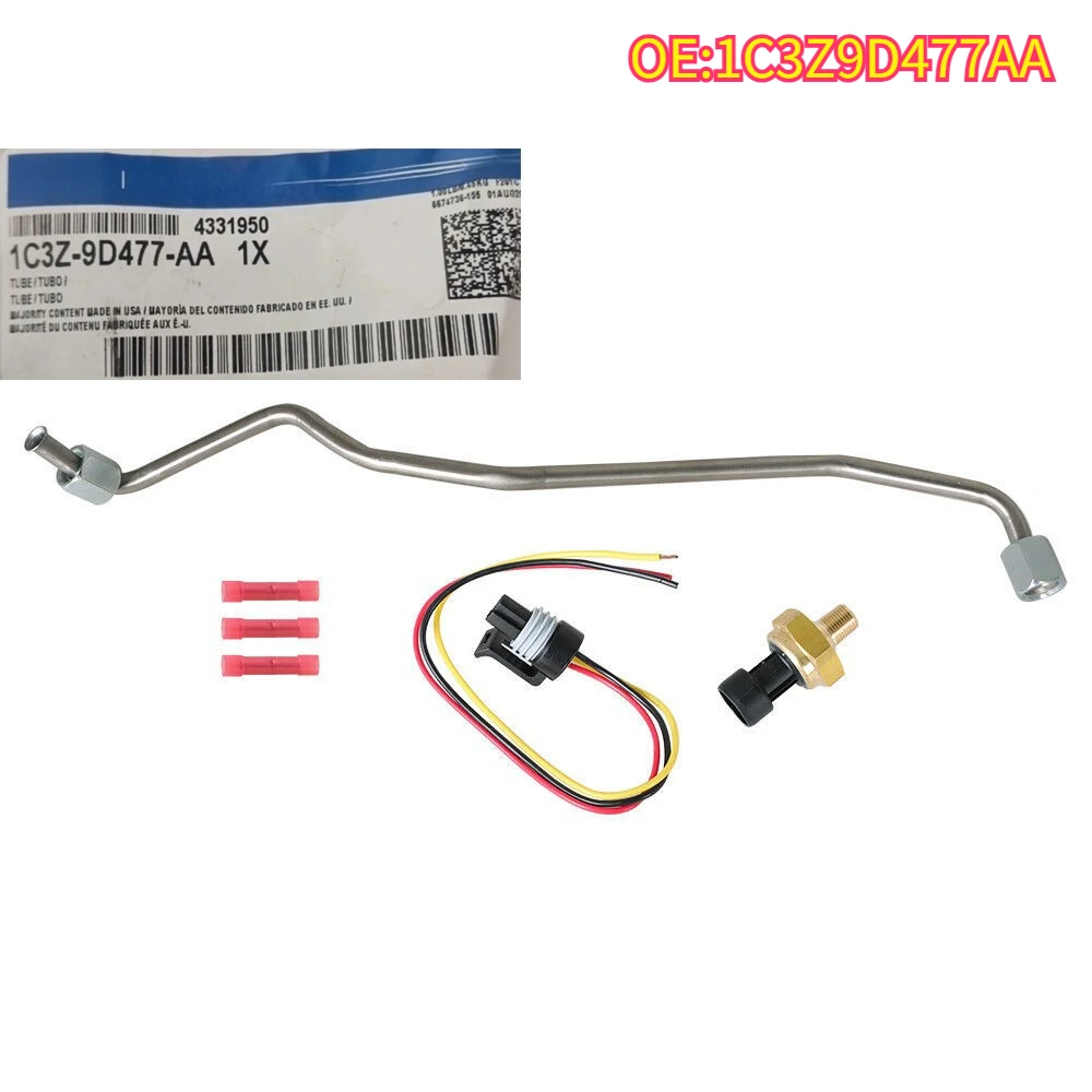 

High quality New For 1C3Z9D477AA Exhaust Back Pressure Sensor w/ Plug &Tube Kit For Ford E-350 F-250 1999-2003 7.3L 1850353C1
