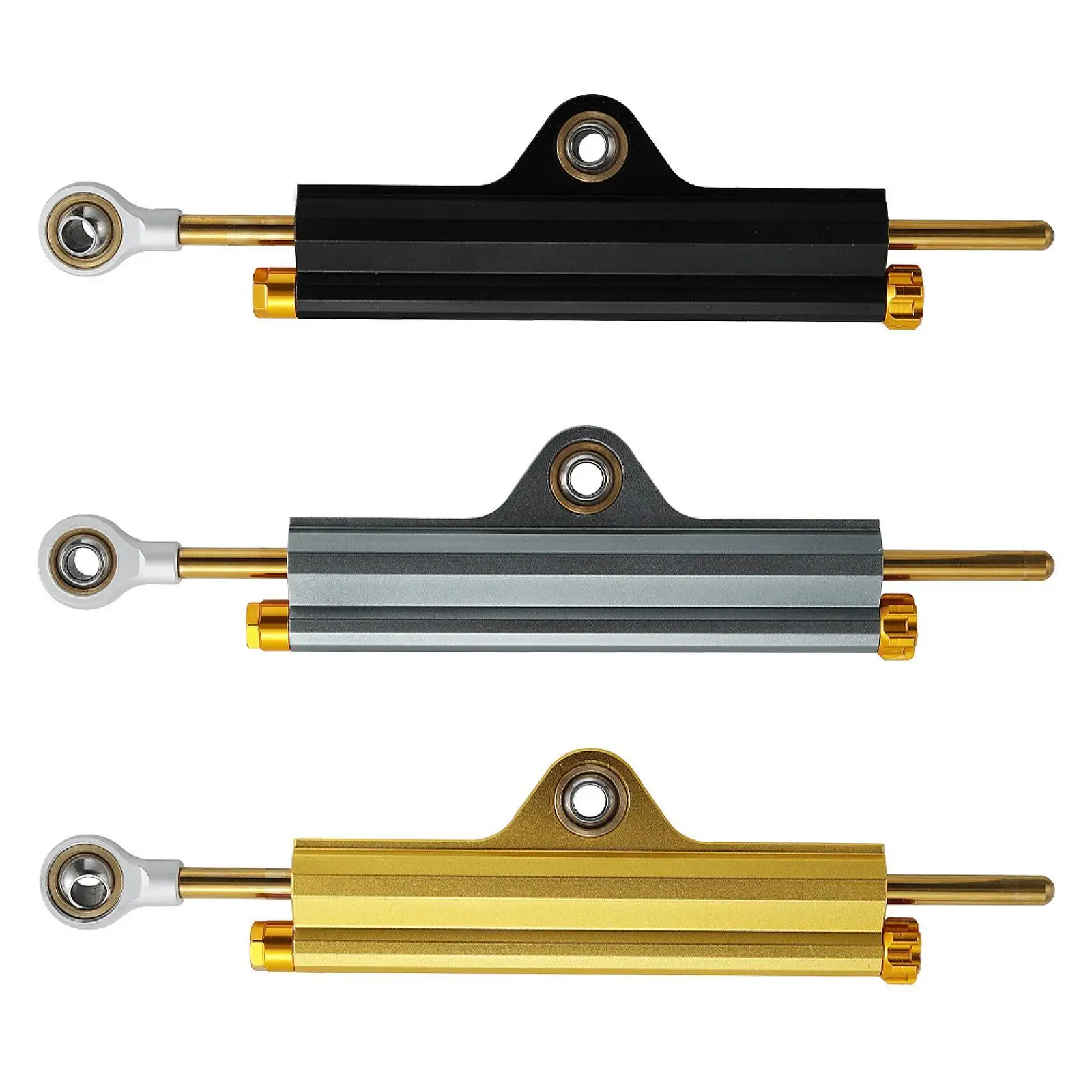 

Universal Aluminum Steering Dampers Adjustable Stabilizer Motorbike Body Frame Accessory for Better Cornering Performance