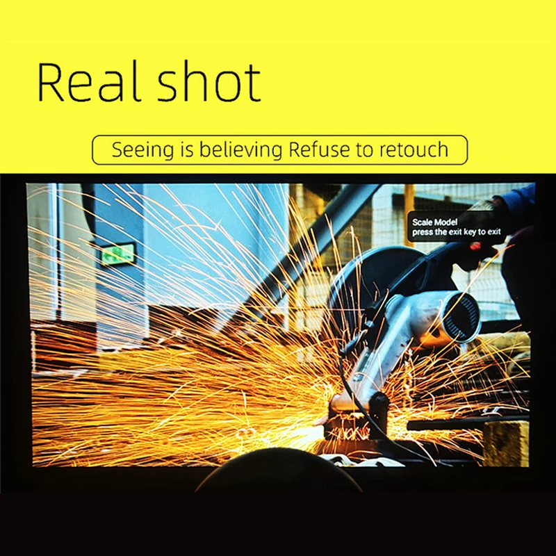 YT600 Projector Home Ultra HD New Projection 1080P Home Cinema - Portable Small Dormitory Student Eye Protection Intelligent