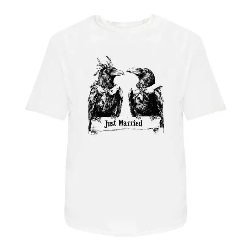 تي شيرت قطني من Just Married Ravens Ta049269 #1