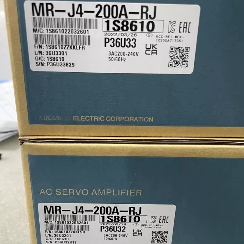 NEW  MR-J4-200A-RJ Servo Drive 1 Year Warranty Expedited Delivery